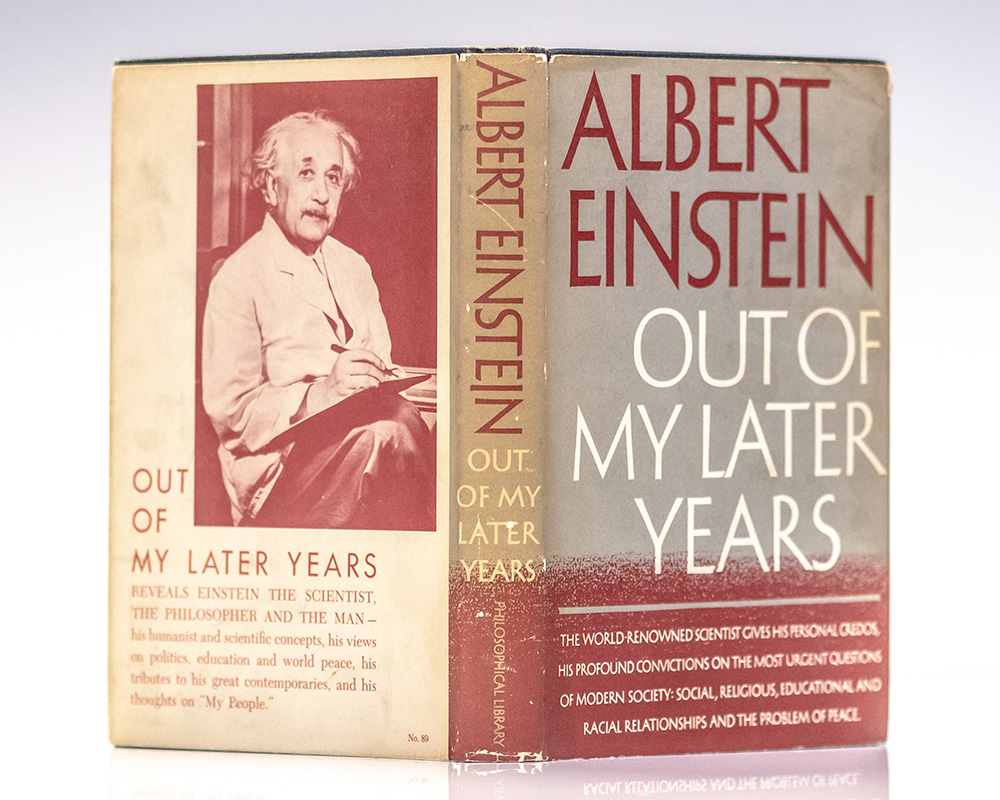 Out of My Later Years.