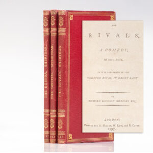 The Rivals; The Critic; The Duenna.