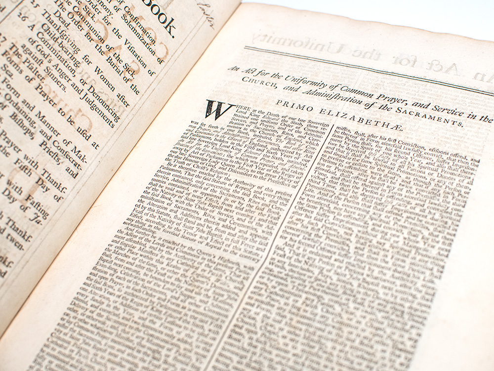 The Book of Common Prayer, and Administration of the Sacraments, and other Rites and Ceremonies of the Church, According to the Use of the Church of England: Together with the Psalter, or Psalms of David, Pointed as they are to be sung or said in Churches: And the Form or Manner of Making, Ordaining, and Consecrating of Bishops, Priests, and Deacons.