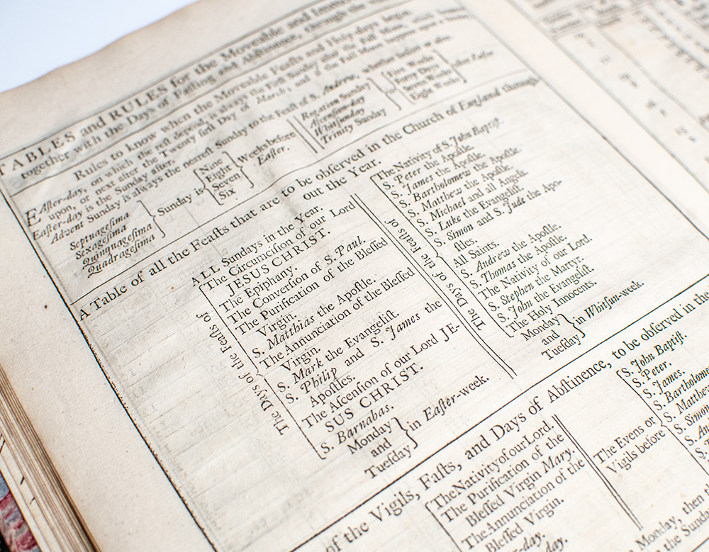 The Book of Common Prayer, and Administration of the Sacraments, and other Rites and Ceremonies of the Church, According to the Use of the Church of England: Together with the Psalter, or Psalms of David, Pointed as they are to be sung or said in Churches: And the Form or Manner of Making, Ordaining, and Consecrating of Bishops, Priests, and Deacons.