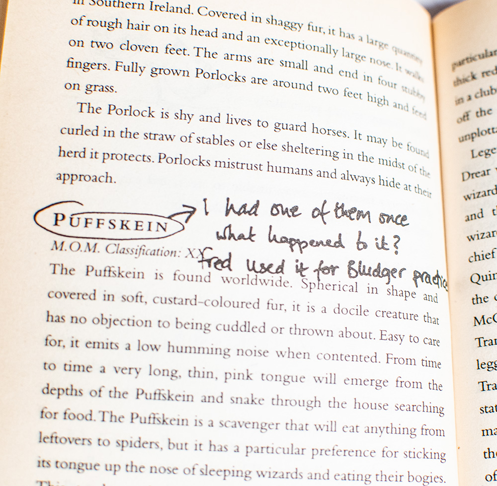 Quidditch Through the Ages and Fantastic Beasts and Where to Find Them.