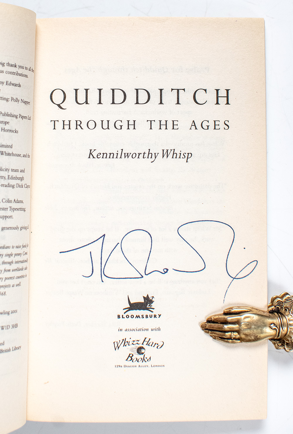 Quidditch Through the Ages and Fantastic Beasts and Where to Find Them.