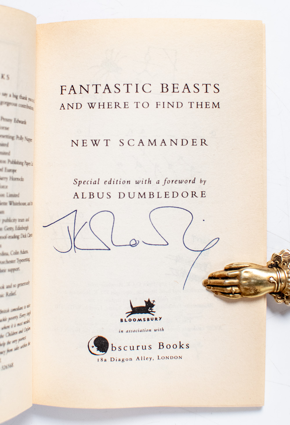 Quidditch Through the Ages and Fantastic Beasts and Where to Find Them.