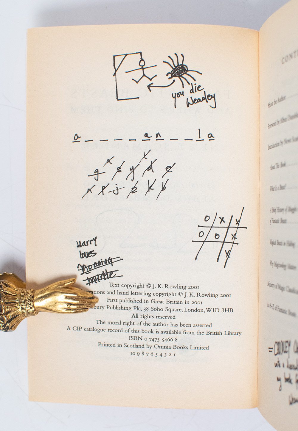 Quidditch Through the Ages and Fantastic Beasts and Where to Find Them.