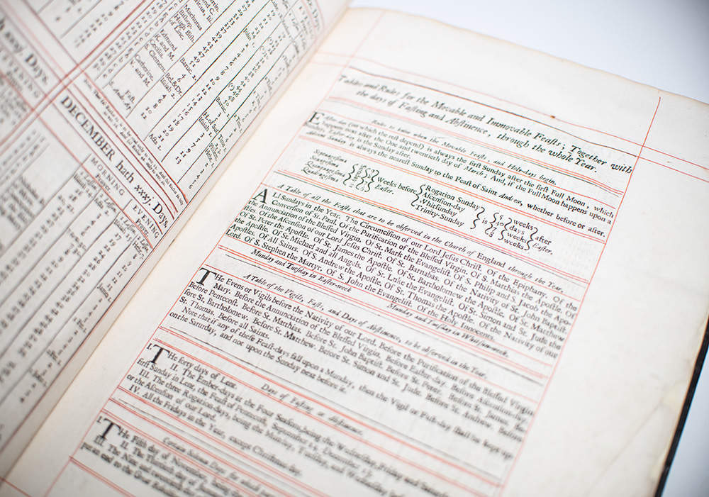The Book of Common Prayer, and Administration of the Sacraments, and other Rites and Ceremonies of the Church. According to the Use of the Church of England. Together with the Psalter or Psalms of David, Pointed as they are to be sung or said in Churches: And the Form and Manner of Making, Ordaining, and Consecrating of Bishops, Priests, and Deacons.