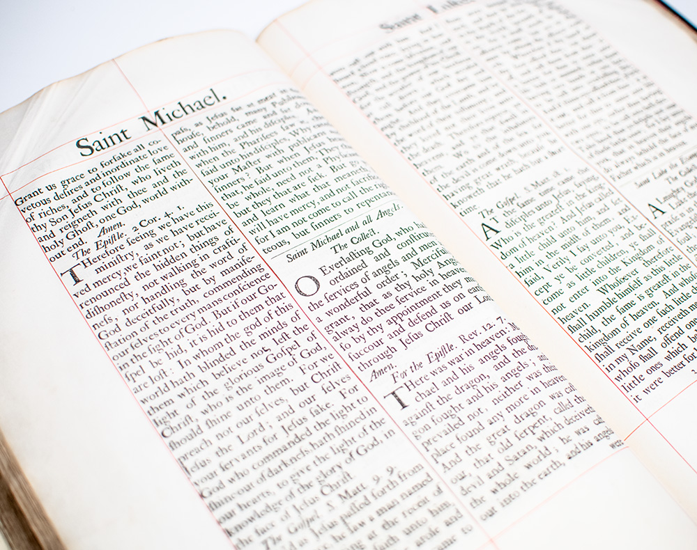 The Book of Common Prayer, and Administration of the Sacraments, and other Rites and Ceremonies of the Church. According to the Use of the Church of England. Together with the Psalter or Psalms of David, Pointed as they are to be sung or said in Churches: And the Form and Manner of Making, Ordaining, and Consecrating of Bishops, Priests, and Deacons.