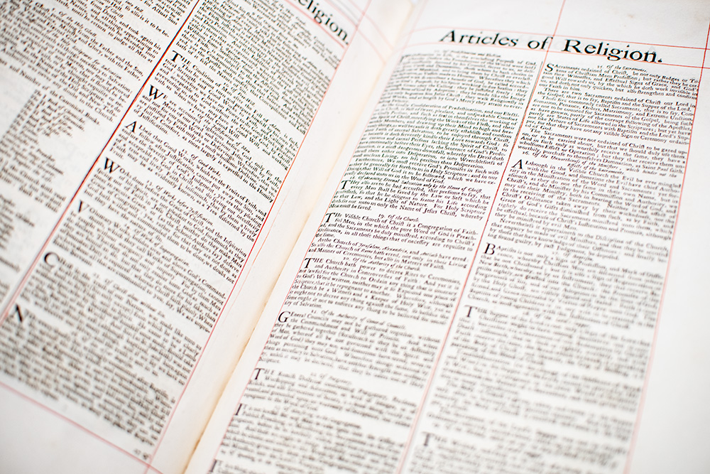 The Book of Common Prayer, and Administration of the Sacraments, and other Rites and Ceremonies of the Church. According to the Use of the Church of England. Together with the Psalter or Psalms of David, Pointed as they are to be sung or said in Churches: And the Form and Manner of Making, Ordaining, and Consecrating of Bishops, Priests, and Deacons.