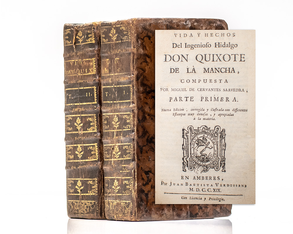Vida y Hechos Del Ingenioso Hidalgo Don Quixote De La Mancha, Compuesta Por Miguel De Cervantes Saavedra.