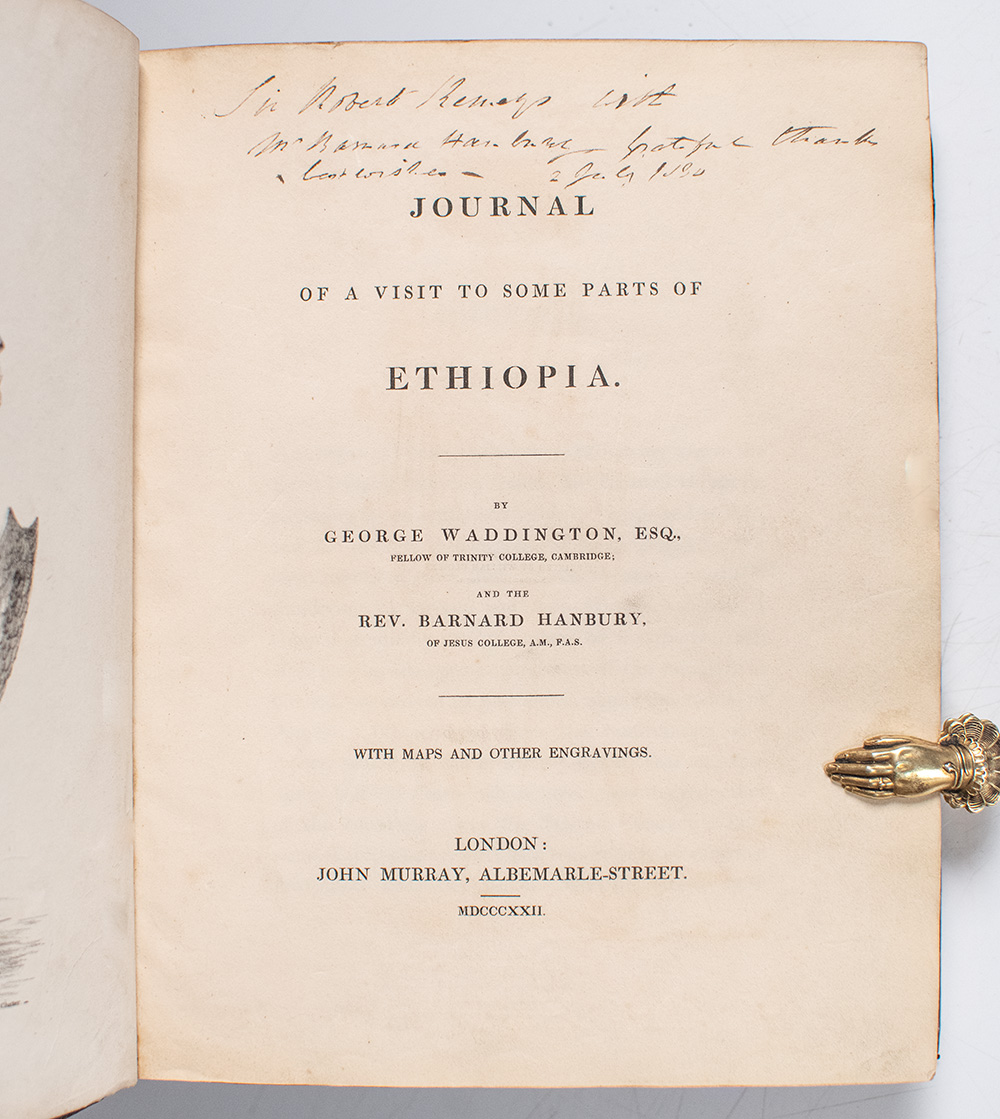 Journal of a Visit to Some Parts of Ethiopia.