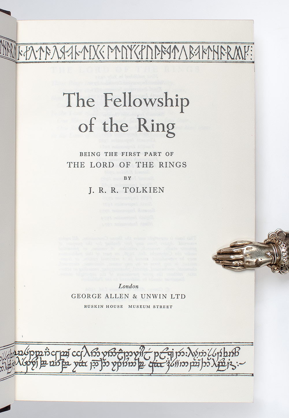 The Lord of The Rings Trilogy: The Fellowship of the Ring, The Two Towers, The Return of the King.