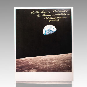 Frank Borman 'Earthrise' Photograph Signed.