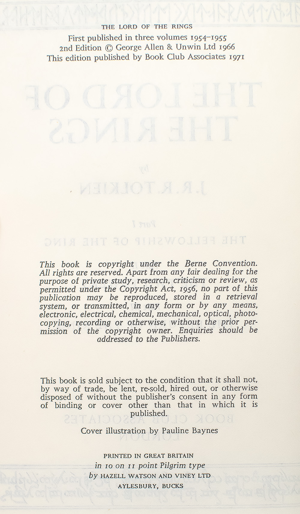 The Lord of The Rings Trilogy: The Fellowship of the Ring, The Two Towers, The Return of the King.