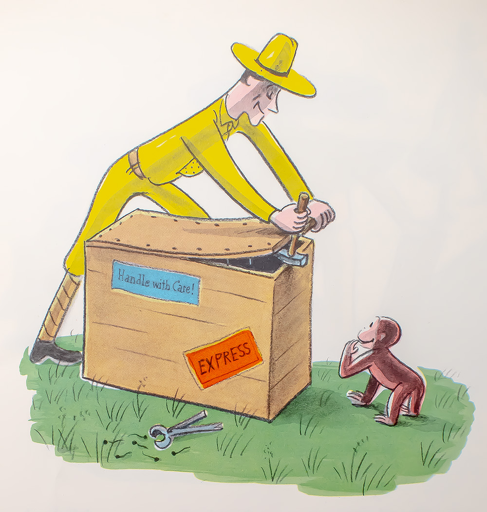 Curious George Rides a Bike.