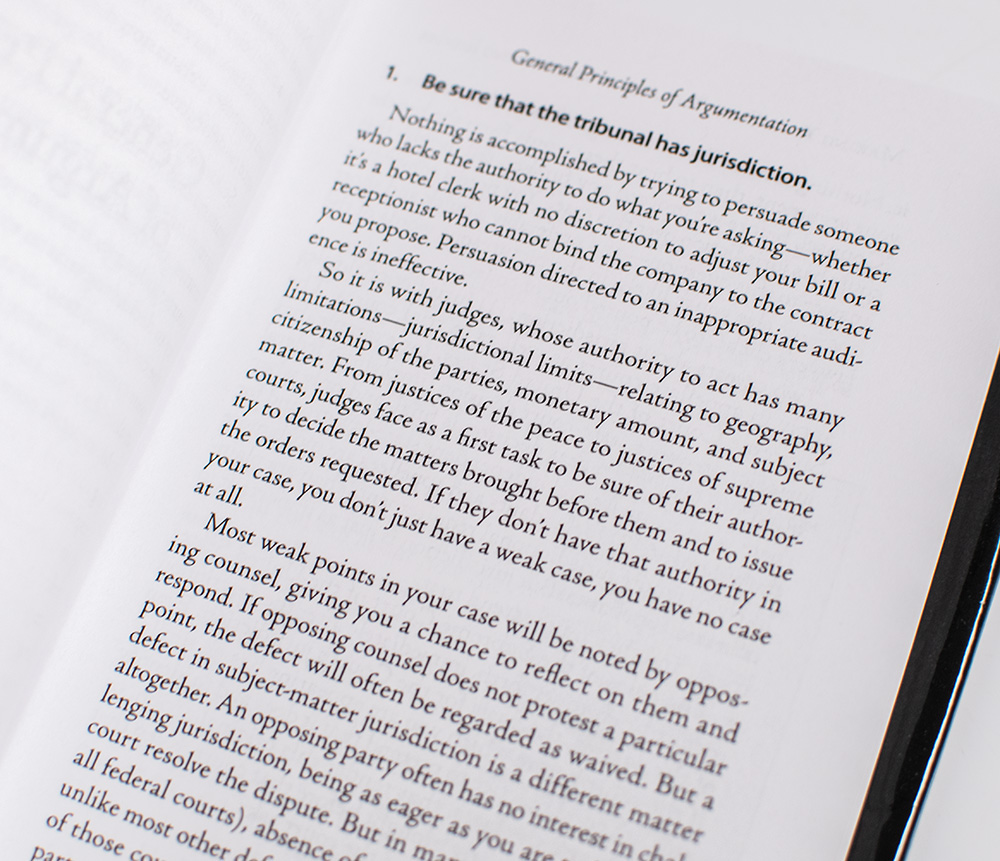 Making Your Case: The Art of Persuading Judges.