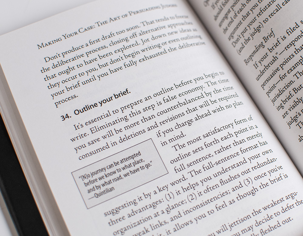 Making Your Case: The Art of Persuading Judges.