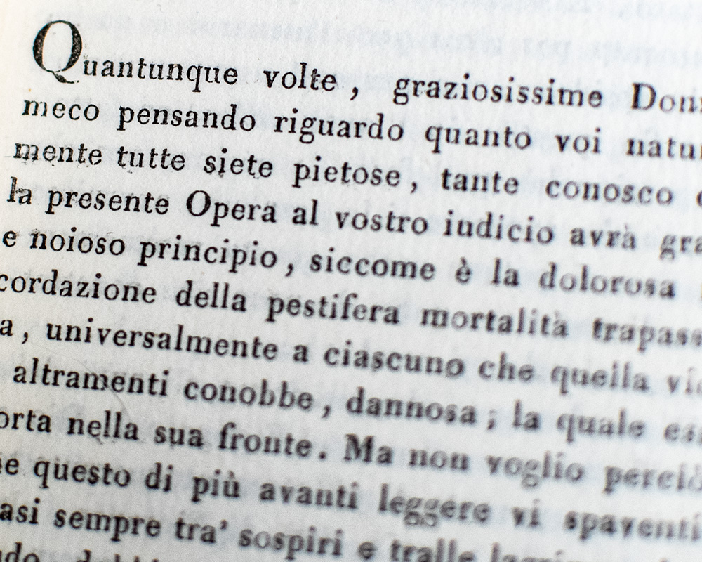Il Decameron Di Messer Giovanni Boccacci, Tratto dall' ottimo Testo scritto Da Francesco D'Amaretto Mannelli Sull'Originale Dell'Autor.