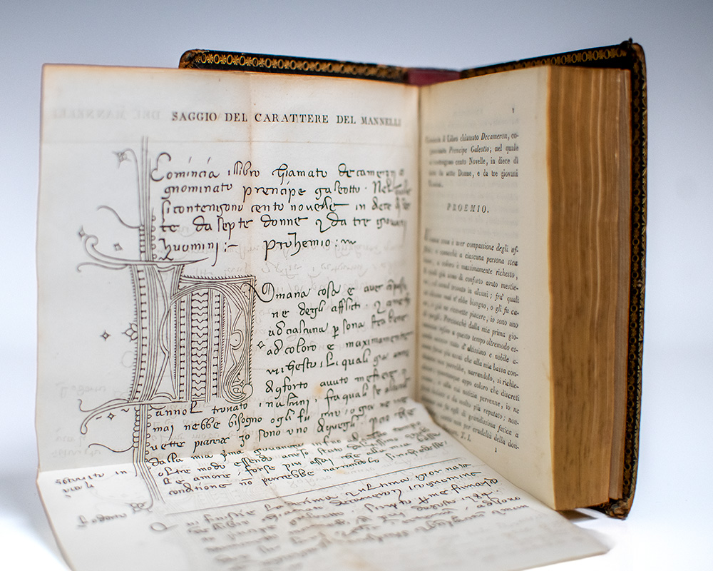 Il Decameron Di Messer Giovanni Boccacci, Tratto dall' ottimo Testo scritto Da Francesco D'Amaretto Mannelli Sull'Originale Dell'Autor.