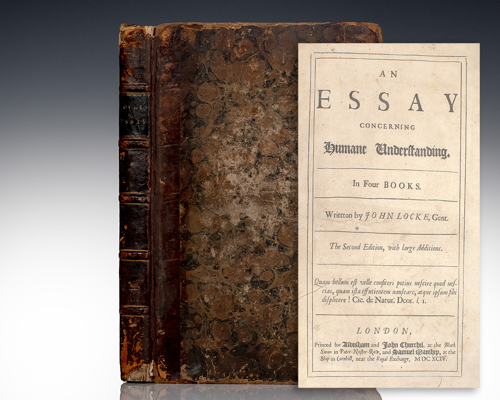 An Essay Concerning Humane Understanding: In Four Books.