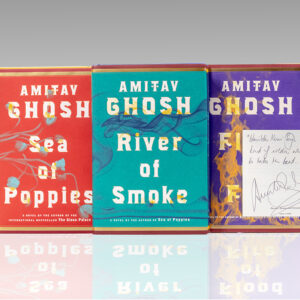 Ibis Trilogy: Sea of Poppies, River of Smoke, and Flood of Fire.