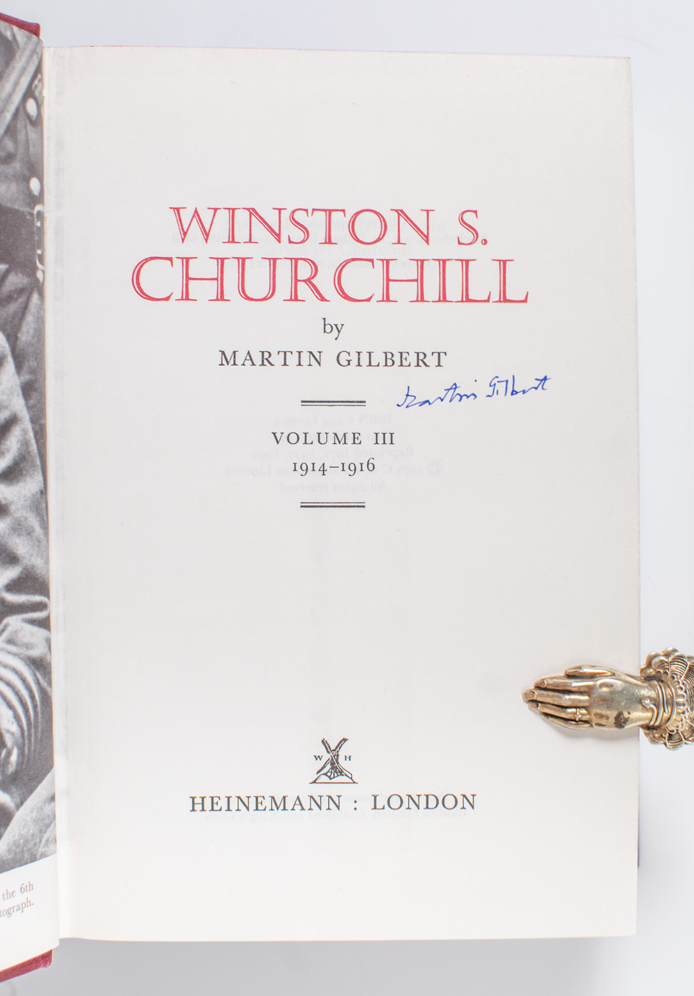 Winston S. Churchill: The Official Biography: Volume I: Youth 1874–1900, Volume II: Young Statesman 1901–1914, Volume III: The Challenge of War 1914–1916, Volume IV: The Stricken World 1917–1922, Volume V: The Prophet of Truth 1922–1939, Volume VI: Finest Hour 1939–1941, Volume VII: Road to Victory 1941–1945, Volume VIII: Never Despair 1945–1965.