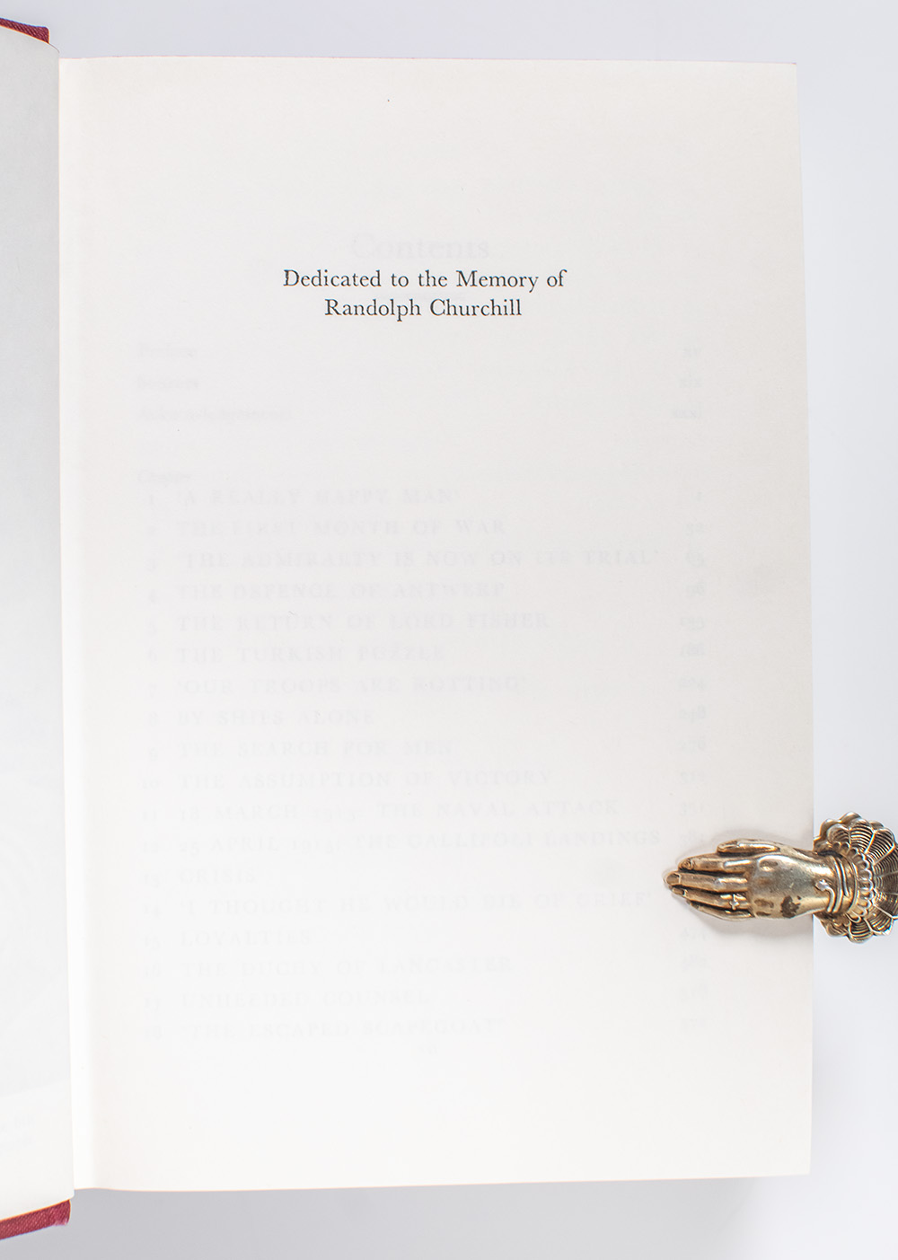 Winston S. Churchill: The Official Biography: Volume I: Youth 1874–1900, Volume II: Young Statesman 1901–1914, Volume III: The Challenge of War 1914–1916, Volume IV: The Stricken World 1917–1922, Volume V: The Prophet of Truth 1922–1939, Volume VI: Finest Hour 1939–1941, Volume VII: Road to Victory 1941–1945, Volume VIII: Never Despair 1945–1965.