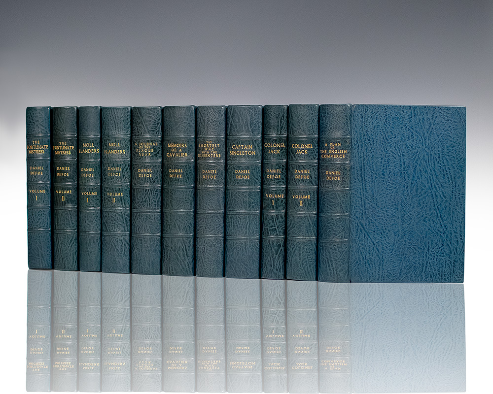 The Novels and Selected Writings of Daniel Defoe: The Shortest Way with the Dissenters; Captain Singleton; Memoirs of a Cavalier; A Journal of the Plague Year; Colonel Jack; Moll Flanders; Roxana: The Fortunate Mistress; A Plan of the English Commerce.