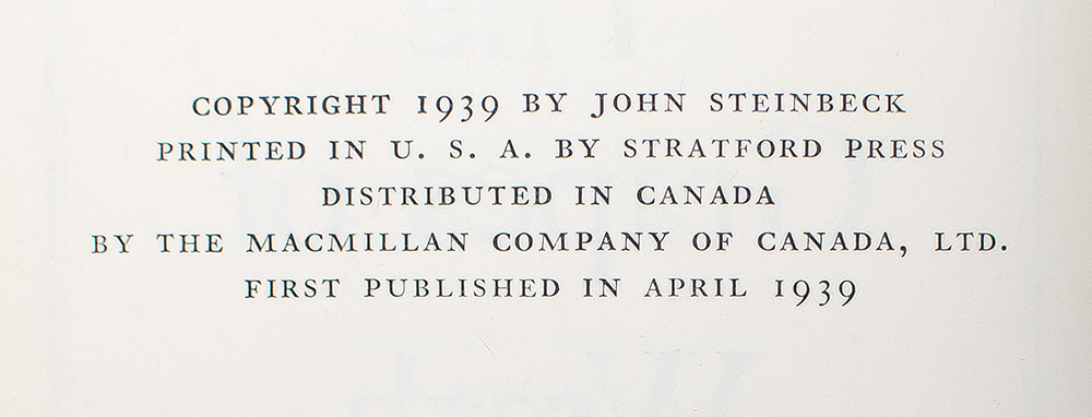 The Grapes of Wrath.