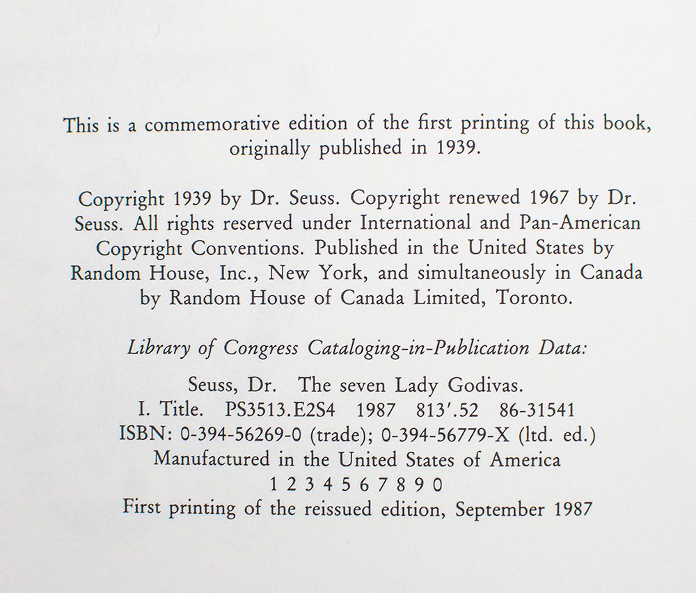 The Seven Lady Godivas.