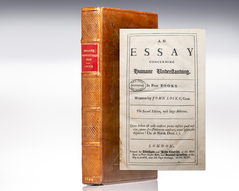 An Essay Concerning Humane Understanding: In Four Books.