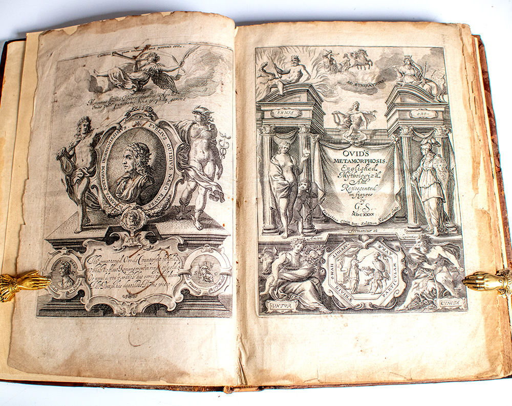 Ovid's Metamorphosis Englished, Mythologized, And Represented in Figures. An Essay to the Translation of Virgil's Aeneis.
