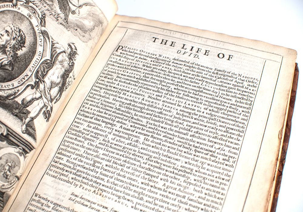 Ovid's Metamorphosis Englished, Mythologized, And Represented in Figures. An Essay to the Translation of Virgil's Aeneis.