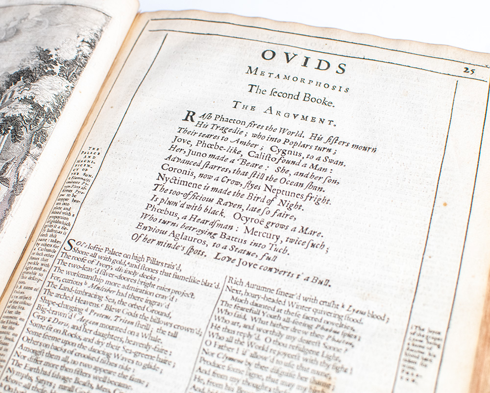 Ovid's Metamorphosis Englished, Mythologized, And Represented in Figures. An Essay to the Translation of Virgil's Aeneis.