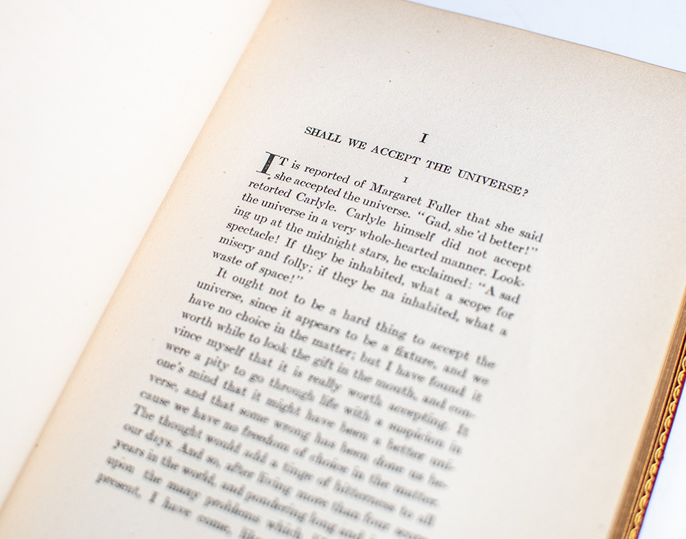 The Writings of John Burroughs: Accepting the Universe.