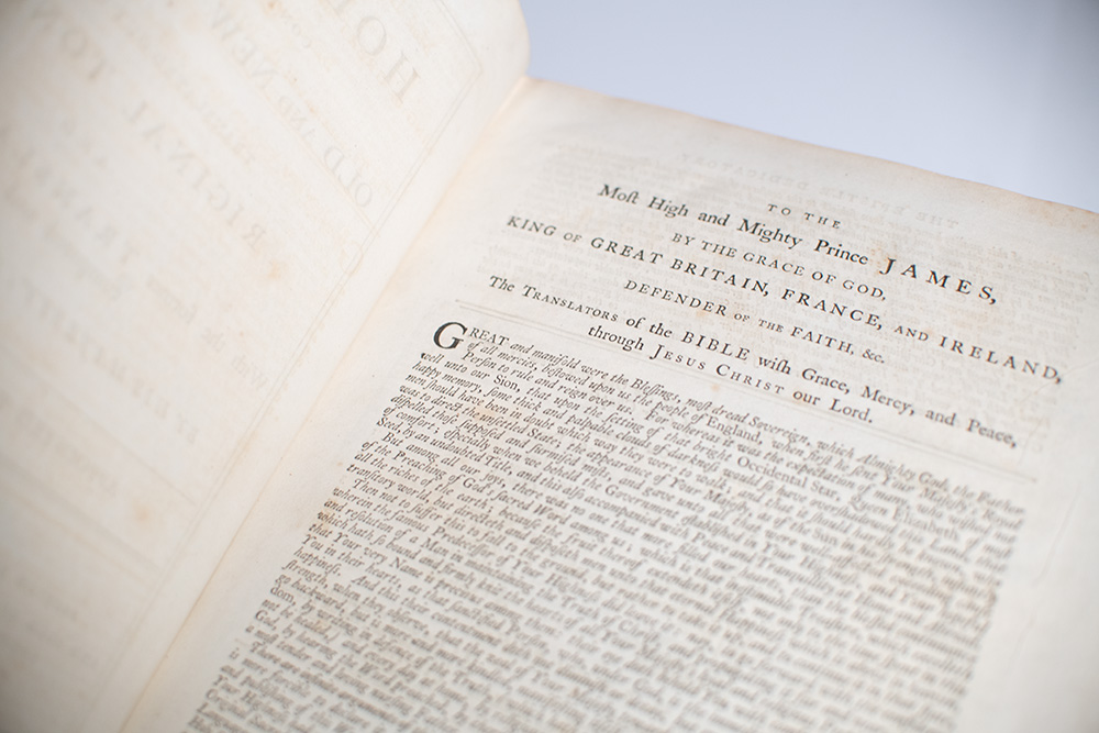 The Holy Bible, Containing the Old and New Testaments: Translated Out of the Original Tongues; and With the former Translations diligently compared and revised, by His Majesty's Special Command. Appointed to be Read in Churches.
