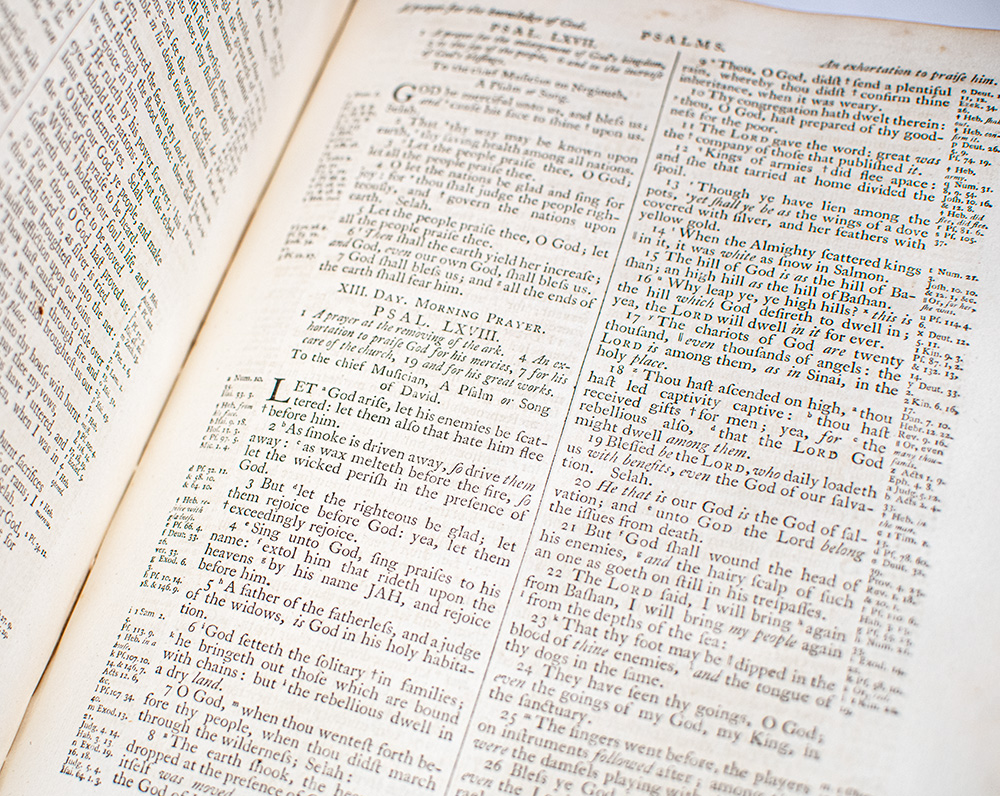 The Holy Bible, Containing the Old and New Testaments: Translated Out of the Original Tongues; and With the former Translations diligently compared and revised, by His Majesty's Special Command. Appointed to be Read in Churches.