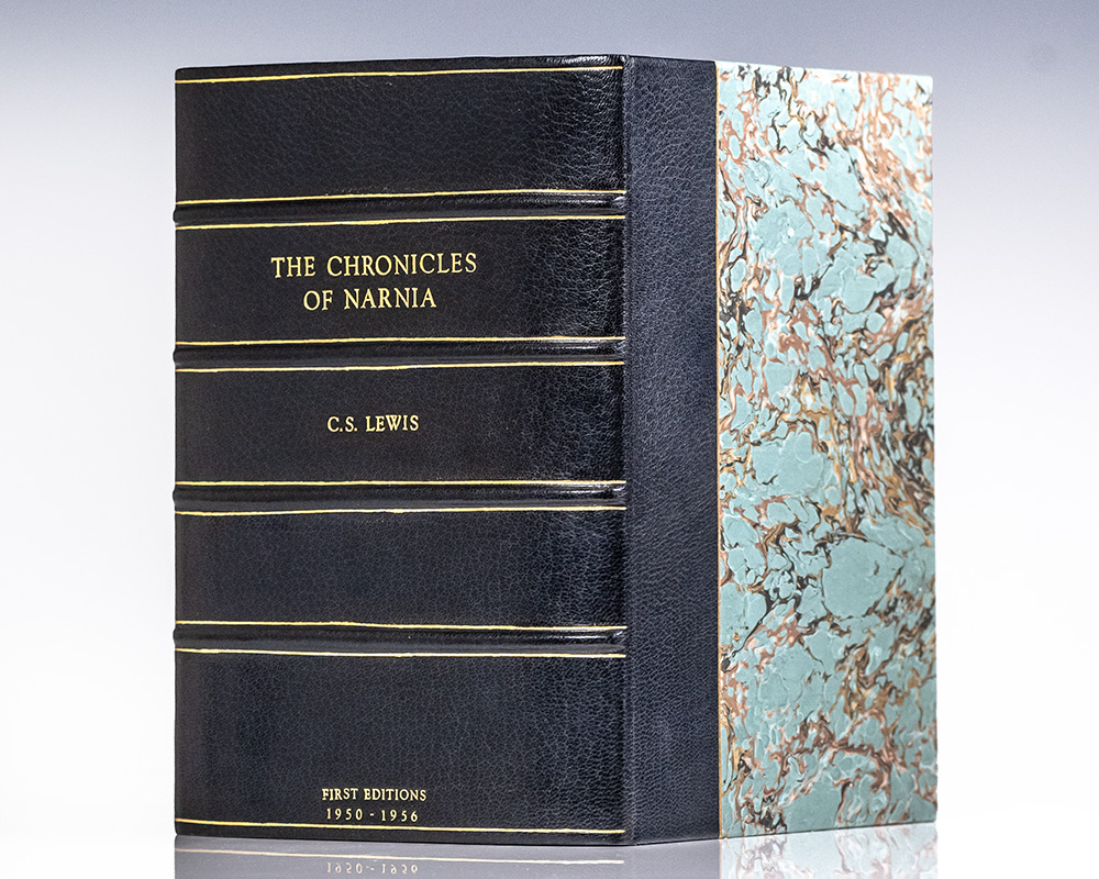 The Chronicles of Narnia: The Lion, The Witch and The Wardrobe, Prince Caspian, The Voyage of the Dawn Treader, The Silver Chair, The Horse and His Boy, The Magician’s Nephew, The Last Battle.