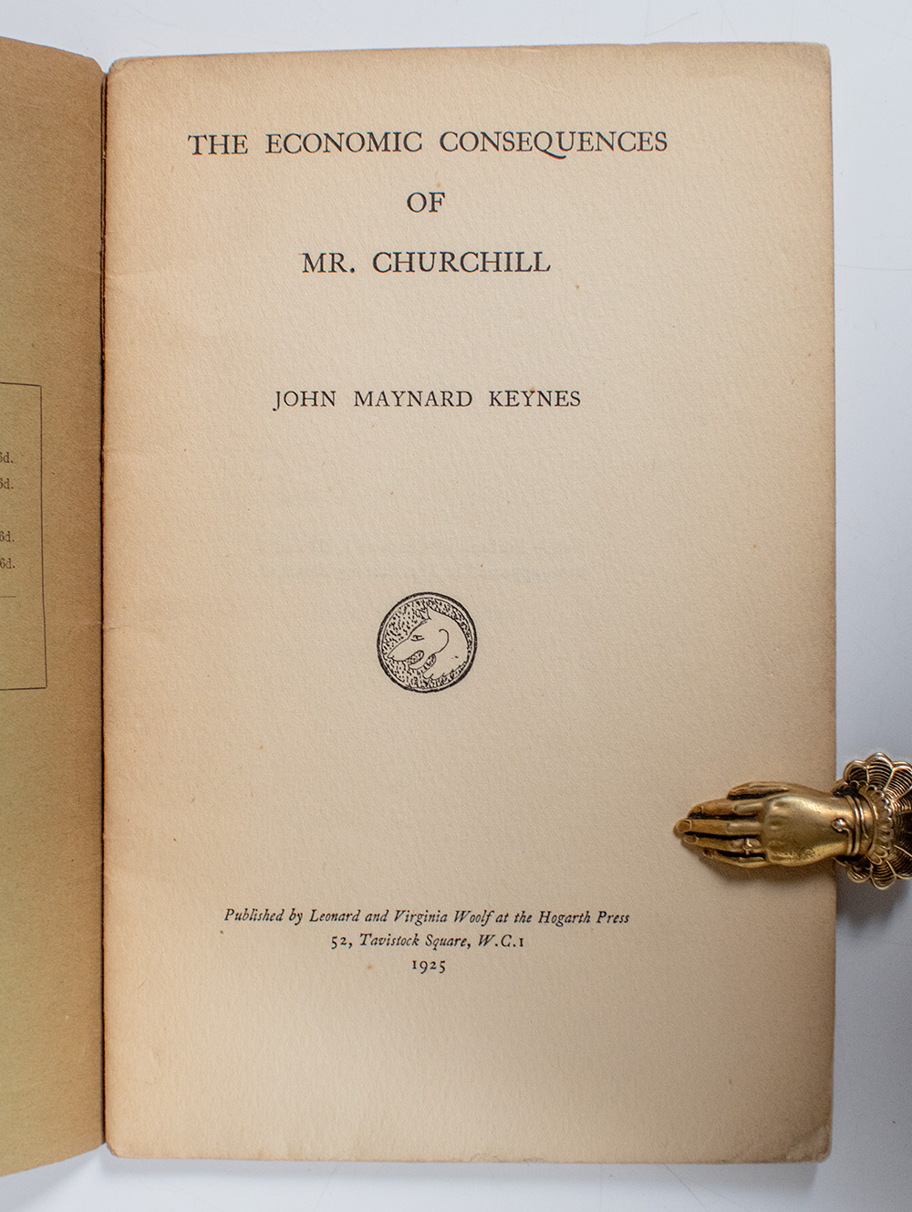 The Economic Consequences of Mr. Churchill.