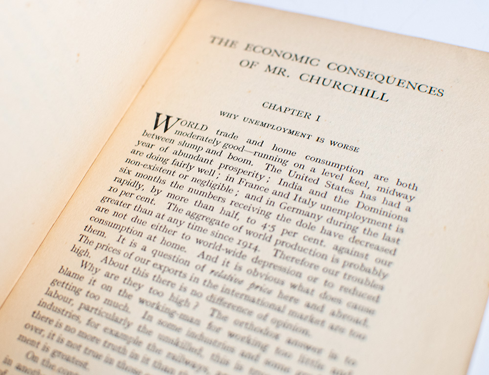 The Economic Consequences of Mr. Churchill.