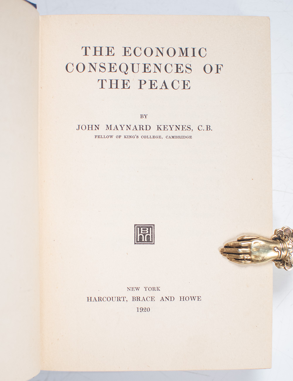 The Economic Consequences of the Peace.
