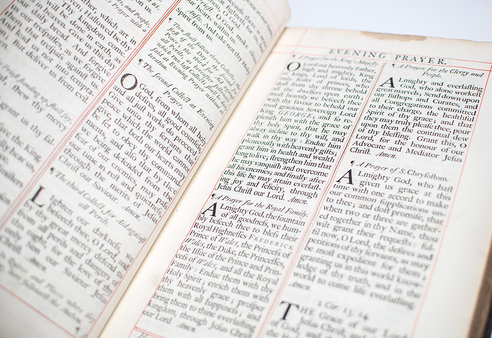 The Book of Common Prayer, and Administration of the Sacraments, and Other Rites and Ceremonies of the Church, According to the Use of The Church of England: Together with the Psalter, or Psalms of David, Pointed as they are to be sung or said in Churches: And the Form or Manner of Making, Ordaining, and Consecrating of Bishops, Priests, and Deacons.