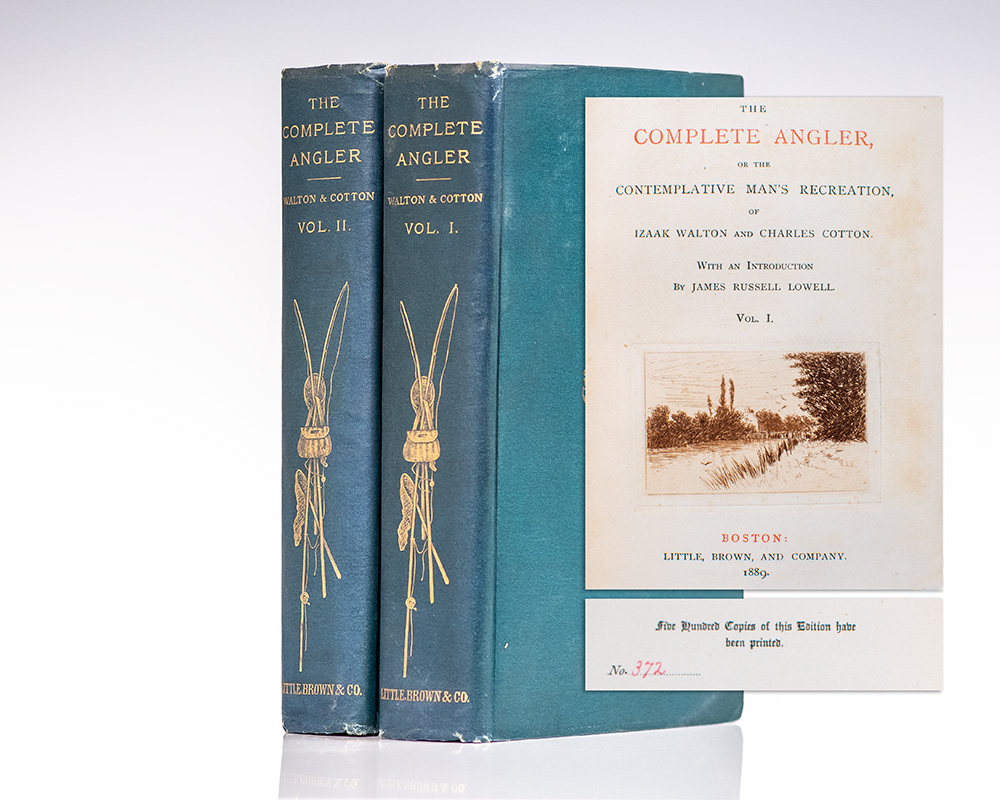 The Complete Angler, or the Contemplative Man’s Recreation, of Izaak Walton and Charles Cotton.