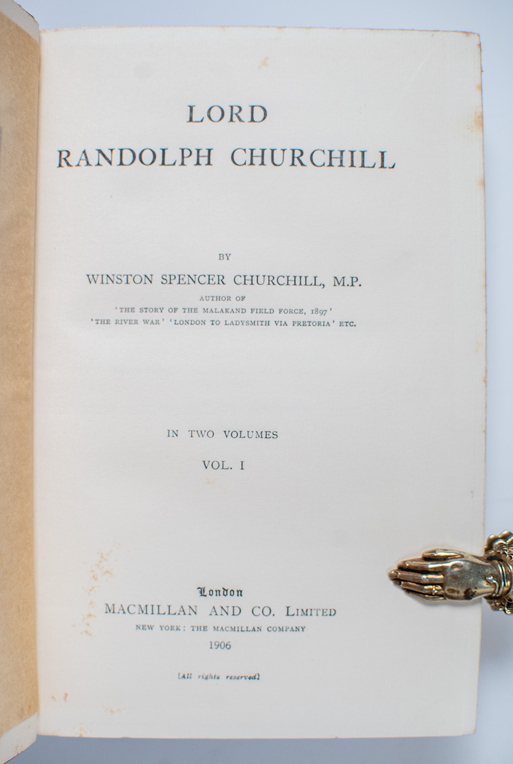 Lord Randolph Churchill.