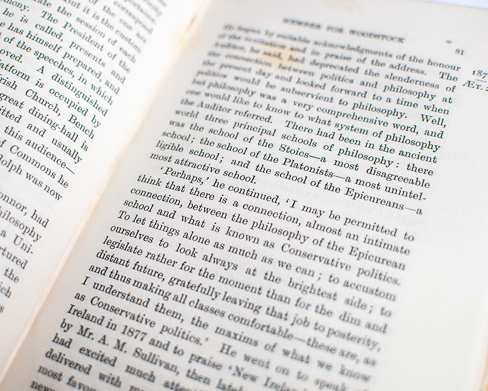 Lord Randolph Churchill.