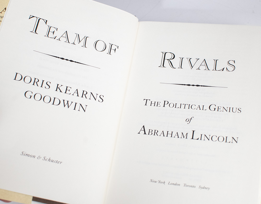 Team of Rivals: The Political Genius of Abraham Lincoln.