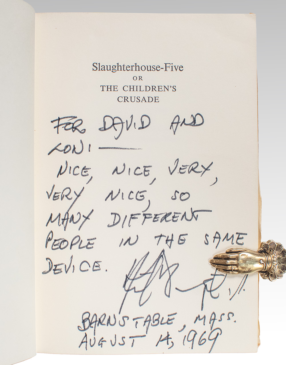 Slaughterhouse-Five, or The Children’s Crusade, A Duty-Dance With Death.