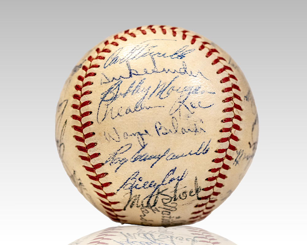1950 Jackie Robinson and Brooklyn Dodgers Team Signed Baseball.
