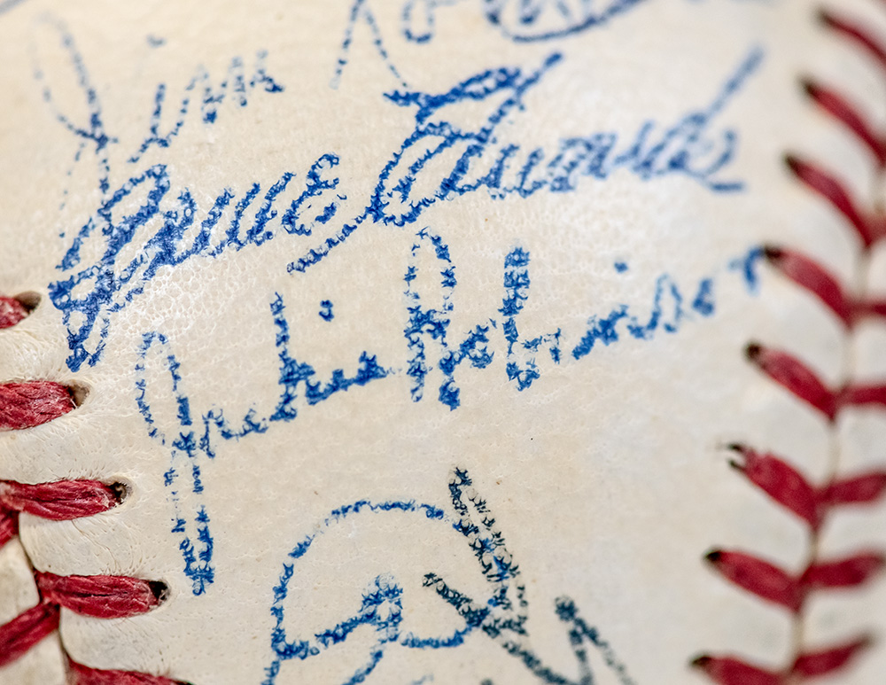1950 Jackie Robinson and Brooklyn Dodgers Team Signed Baseball.