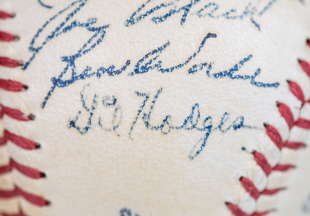 1952 Jackie Robinson and Brooklyn Dodgers Team Signed Baseball.
