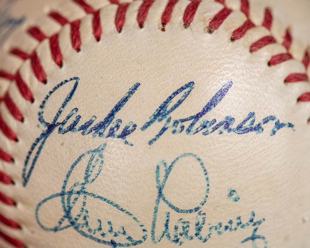 1956 Jackie Robinson and Brooklyn Dodgers Team Signed Baseball.