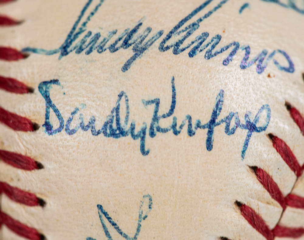 1956 Jackie Robinson and Brooklyn Dodgers Team Signed Baseball.